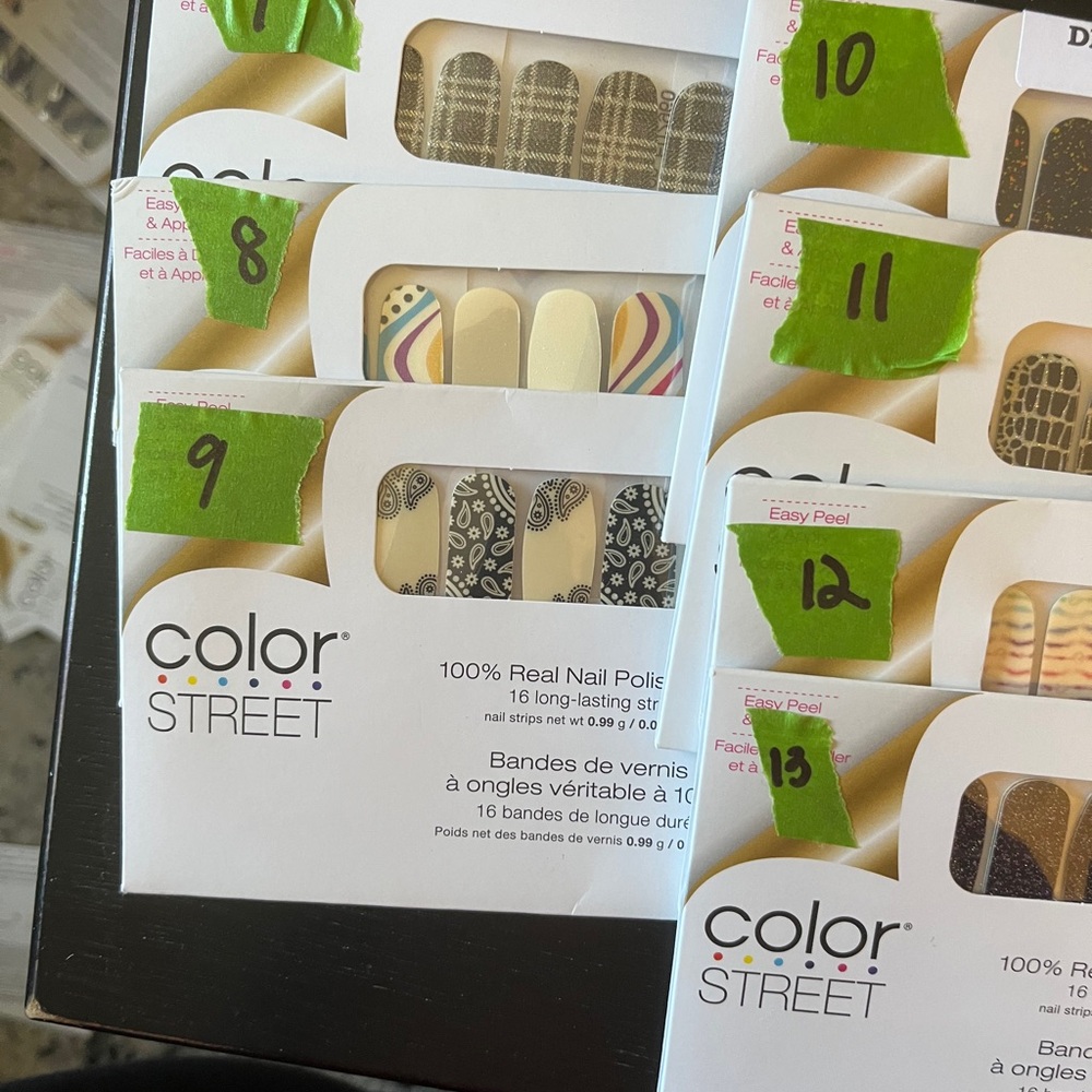 Color Street Nail Polish Strips Set